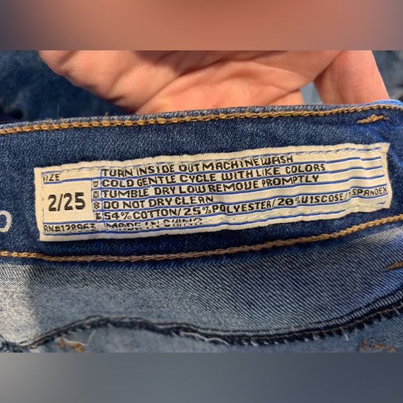 Rocks & Indigo Women’s Embellished Denim Jeans with Patches size 2/25 - Picture 4 of 10